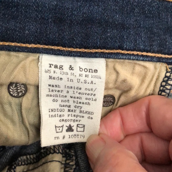 Rag & Bone skinny jeans Preston Wash Size 27 - Picture 9 of 10